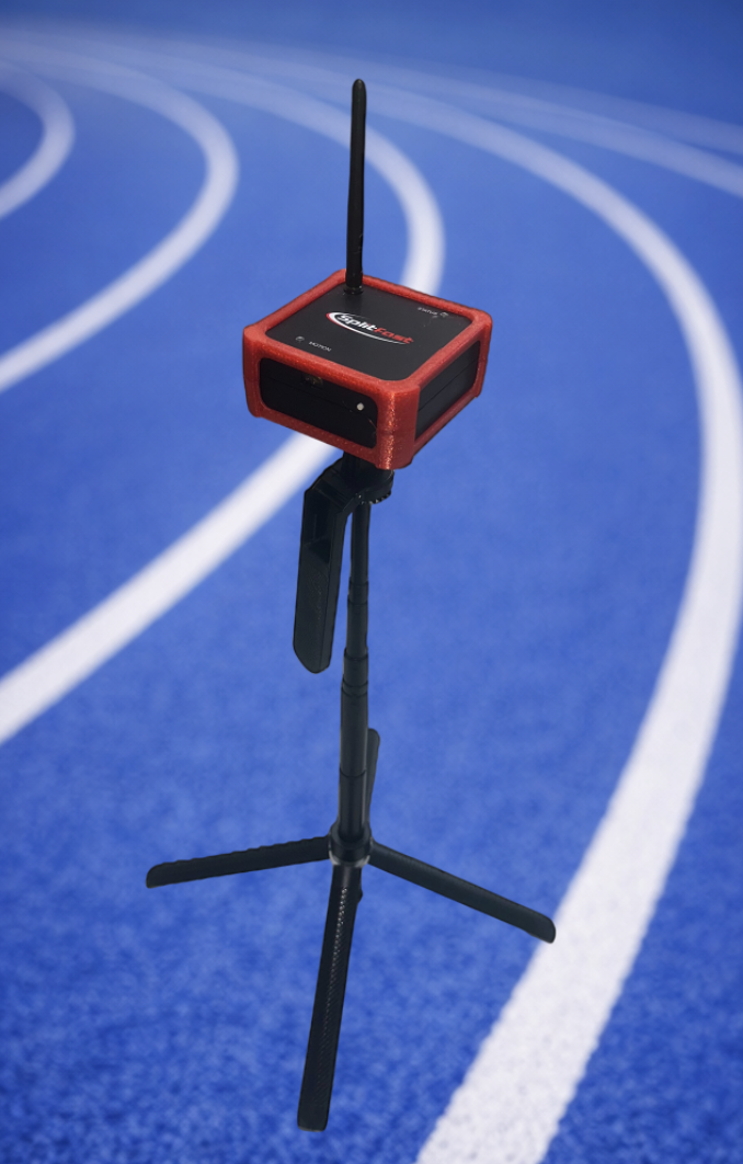 LiDAR timing gate - left side with tripod